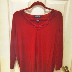 Jones New York Red Blouse, Size 1X